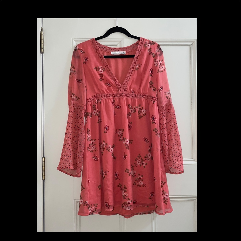 Pink Floral Dress 🌸🌷🌺